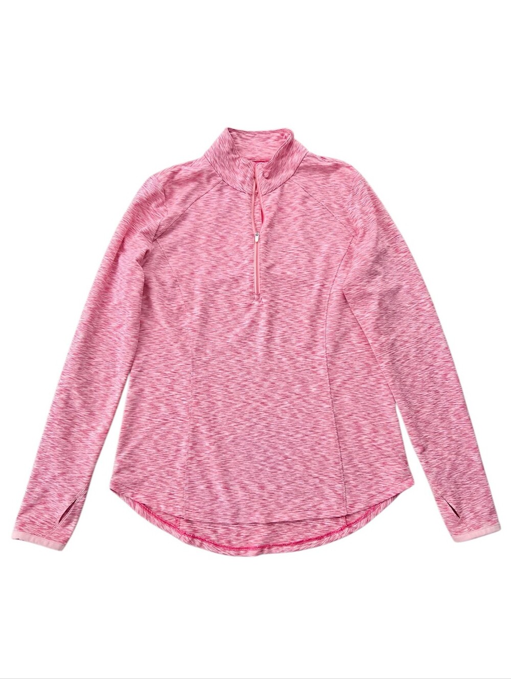 ZERO RESTRICTION Shae Zip Mock Ladies Size Medium Pink